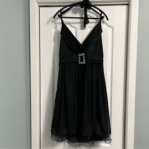 TORRID size 3X Halter Dress with tulle underskirt fit & flare wedding guest